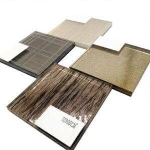 Patterned Shower Glass