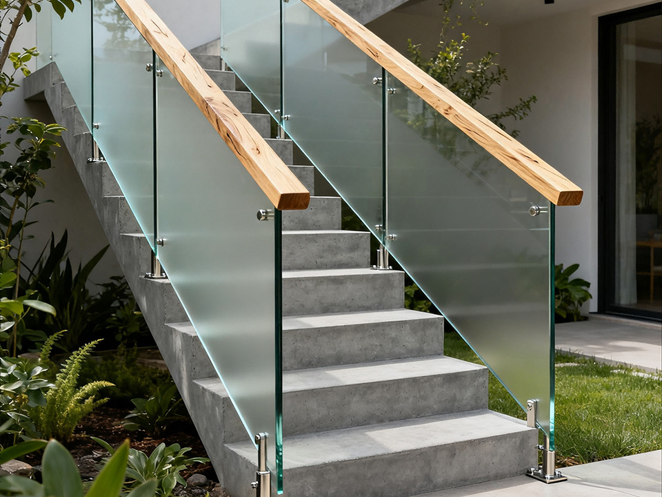 Laminated Glass Build-Ups for Guardrails and Balustrades 3 Laminated Glass for Railings