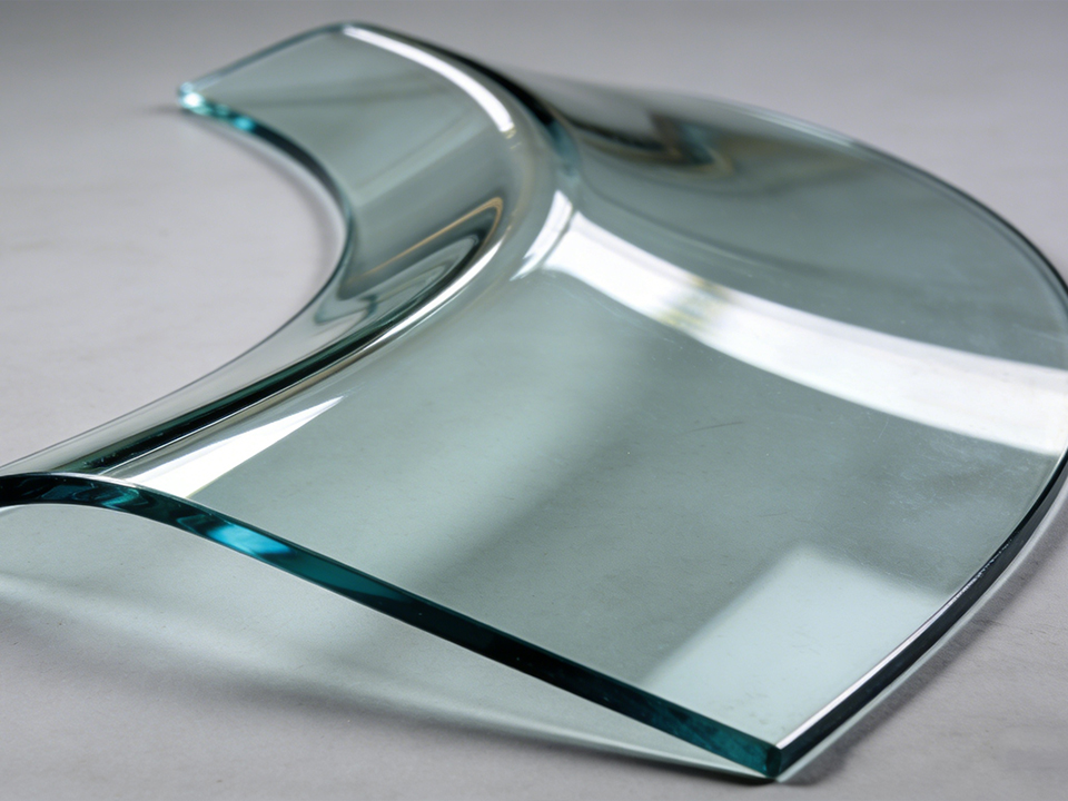 커튼월용 곡면 유리