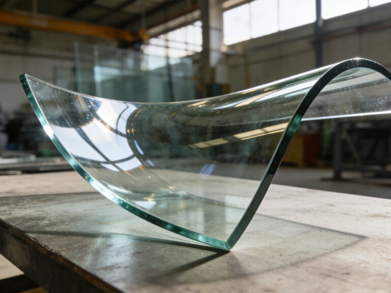 Vidro curvo para paredes-cortina