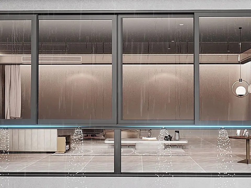 Double-Layered Four-Panel Tempered Glass