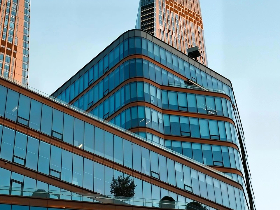Hotel Tempered Glass Exterior Wall