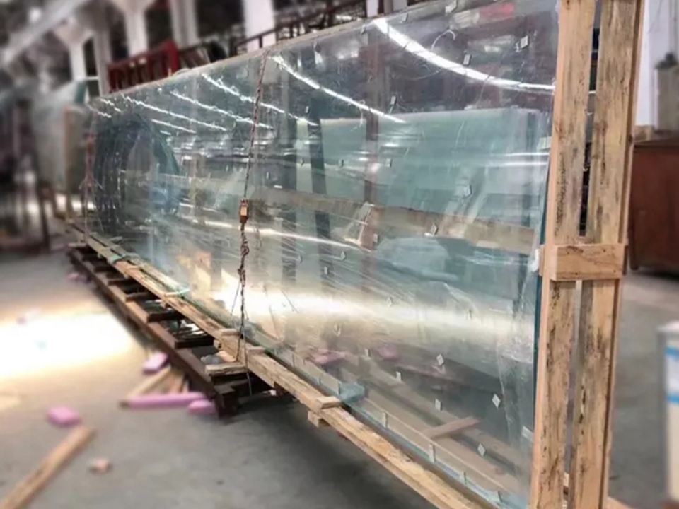 Gestione degli ordini di vetro curvo, rivestito e jumbo a lunga durata 6 Ampio vetro temperato laminato curvo