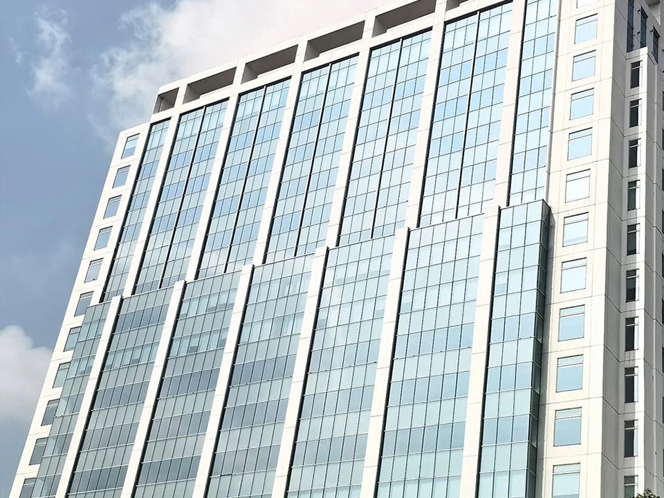 Tempered Glass Building Curtain Wall System
