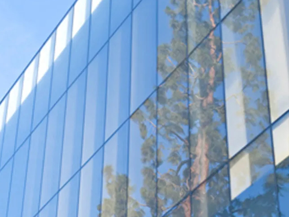 Transparent Frameless Glass Curtain Wall