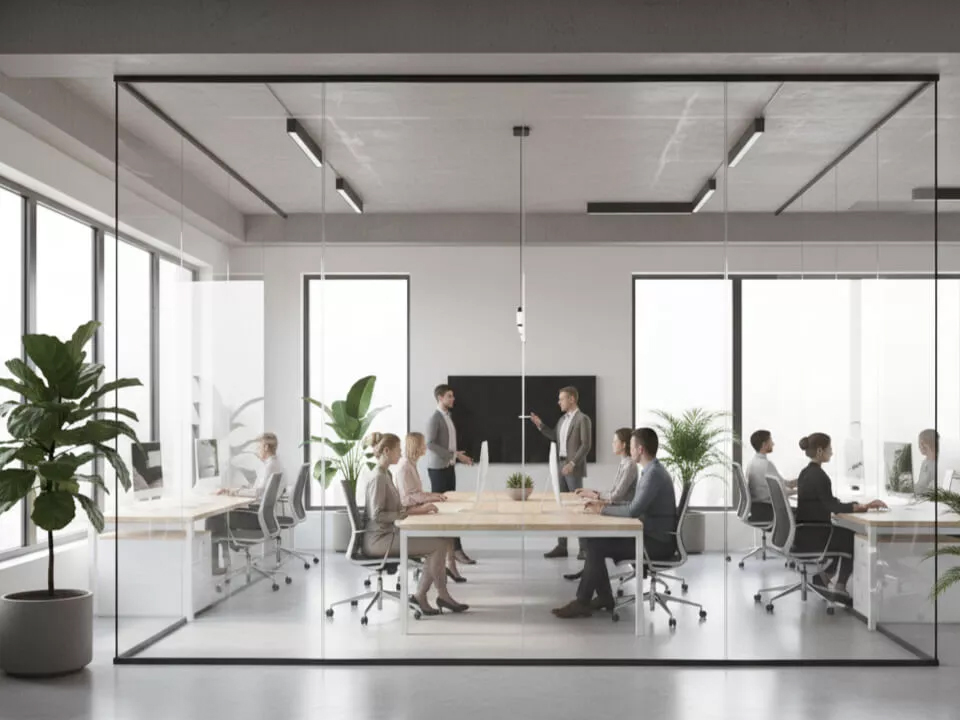 The Commercial Design Secret of Glass Office Partitions
