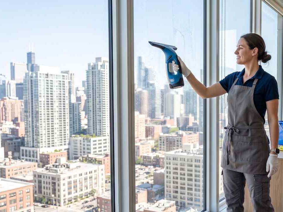 How to Clean Outside Windows that You Can't Reach