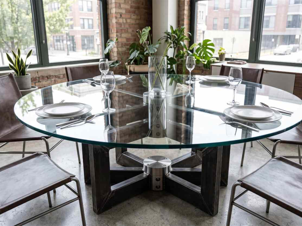 How to Secure Glass Table Top To Base