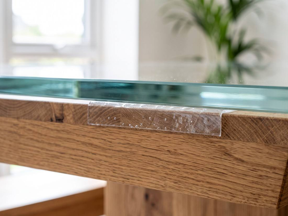 How to Secure Glass Table Top To Base