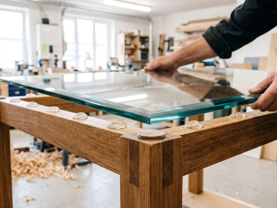 How to Secure Glass Table Top To Base